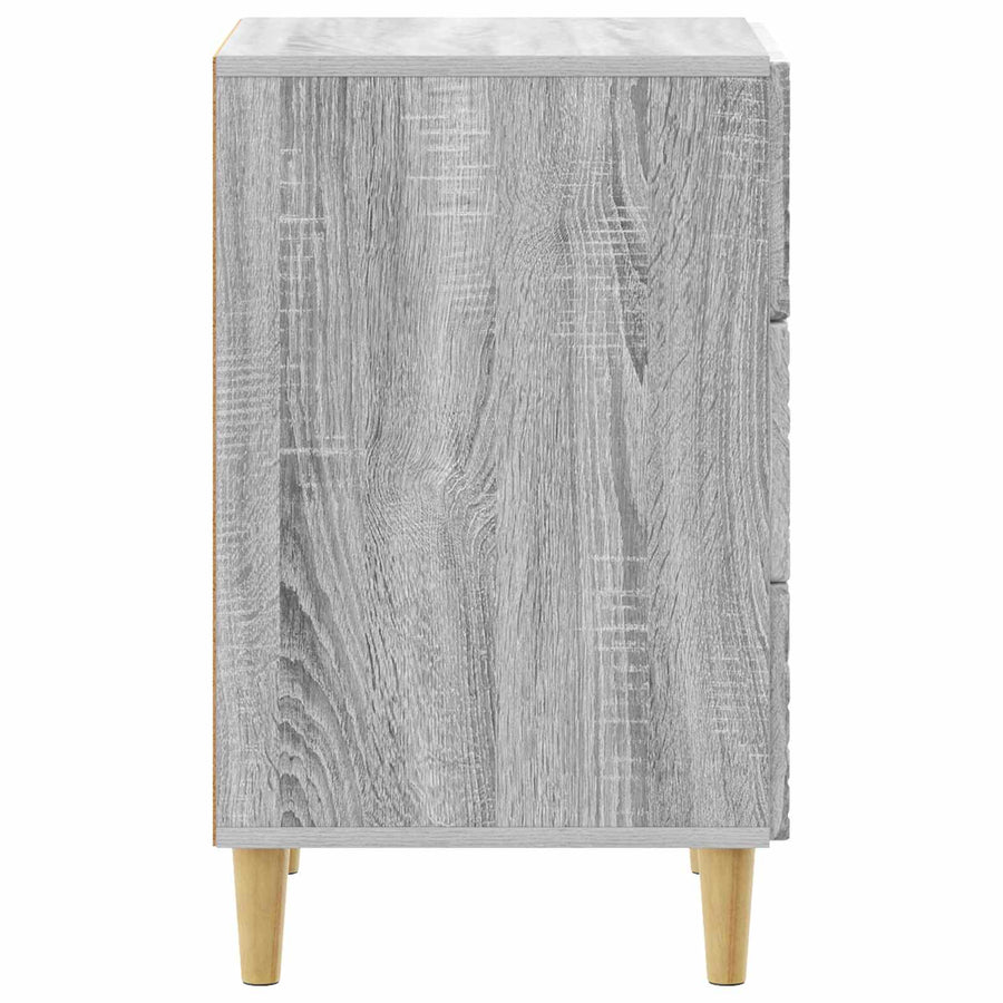 Nachtkastje Grijs Sonoma 43 x 39,5 x 66,5 cm Bewerkt hout