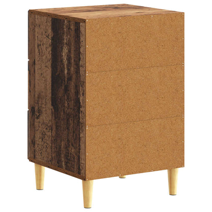 Nachtkastje Oud hout 43 x 39,5 x 66,5 cm Bewerkt hout