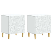 Nachtkastje 2 pcs Wit 43 x 34,5 x 50 cm Bewerkt hout