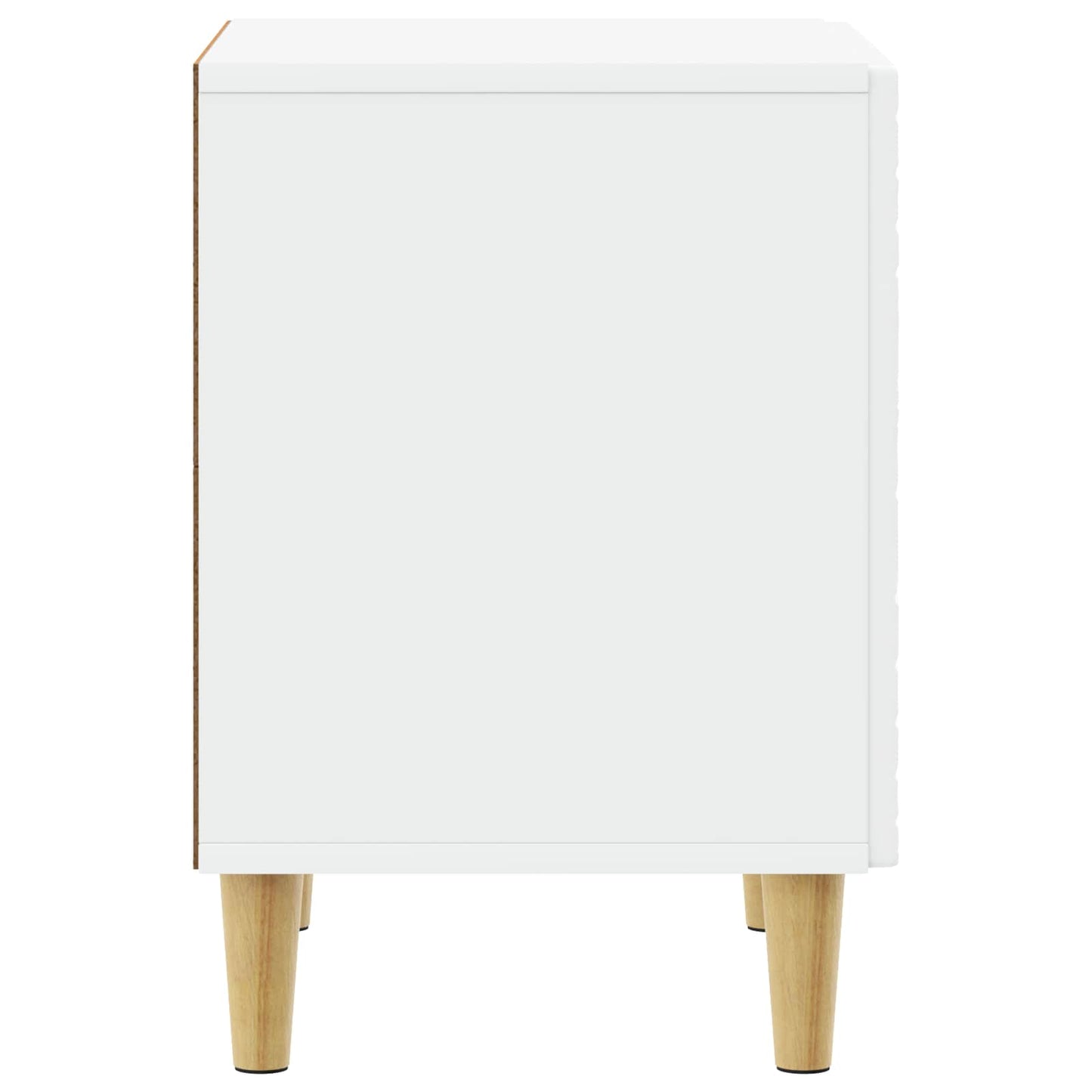 Nachtkastje 2 pcs Wit 43 x 34,5 x 50 cm Bewerkt hout