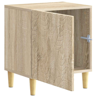 Nachtkastje Sonoma Eiken 43 x 34,5 x 50 cm Bewerkt hout