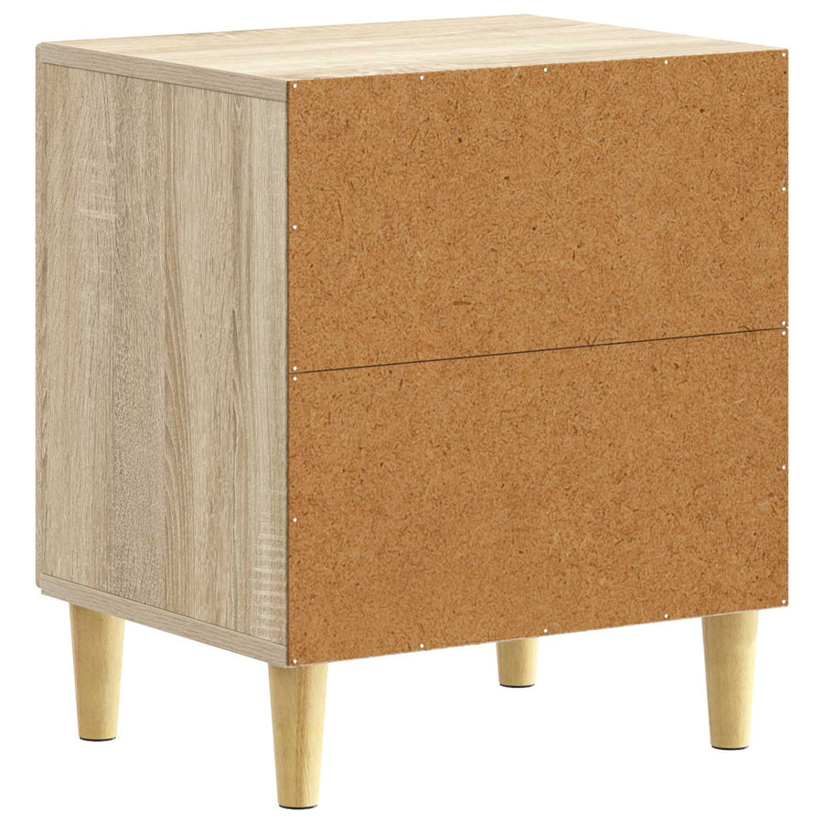 Nachtkastje Sonoma Eiken 43 x 34,5 x 50 cm Bewerkt hout