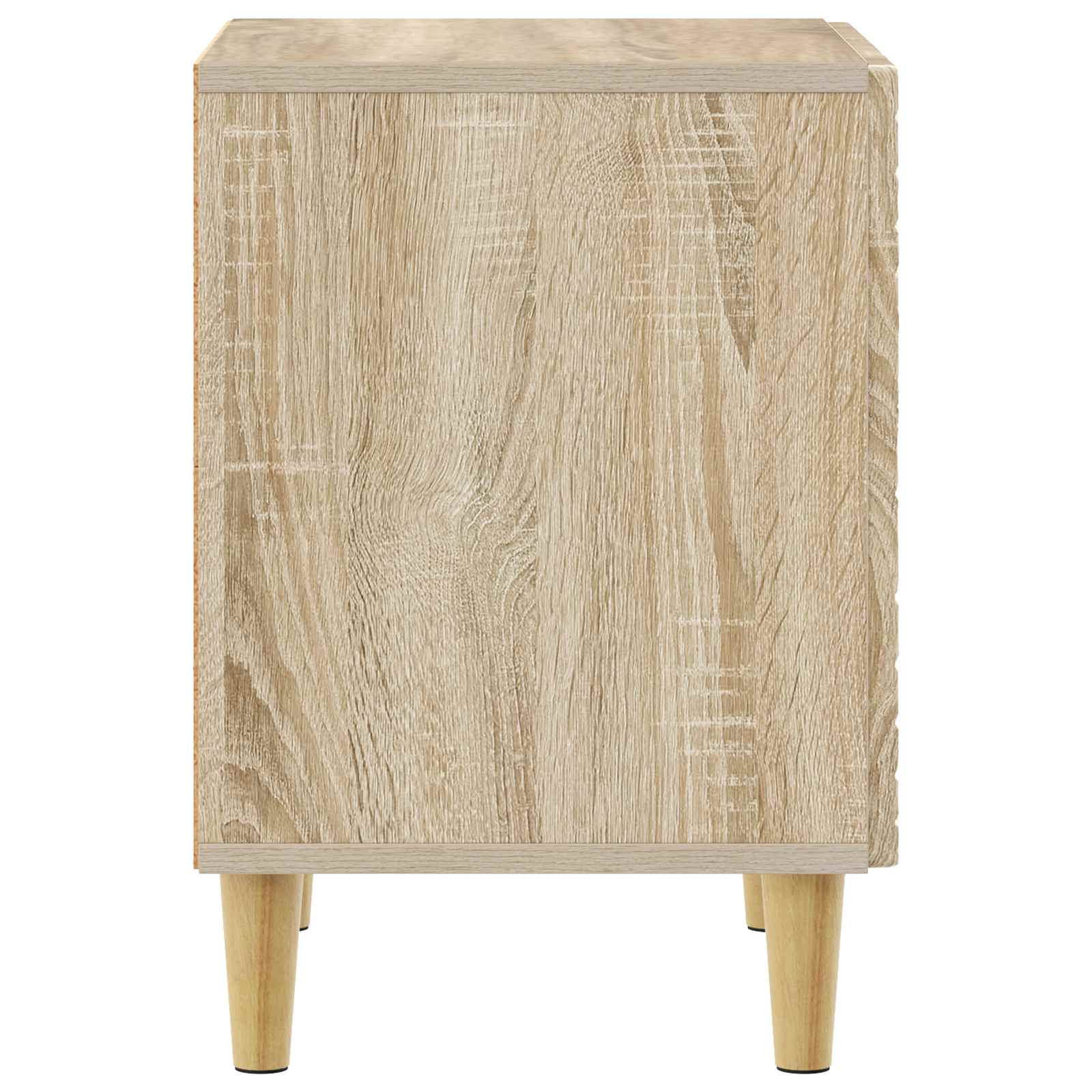 Nachtkastje Sonoma Eiken 43 x 34,5 x 50 cm Bewerkt hout