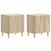 Nachtkastje 2 stuks Sonoma Eiken 43x34,5x50 cm