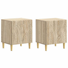 Nachtkastje 2 pcs Sonoma Eiken 43 x 34,5 x 50 cm Bewerkt hout
