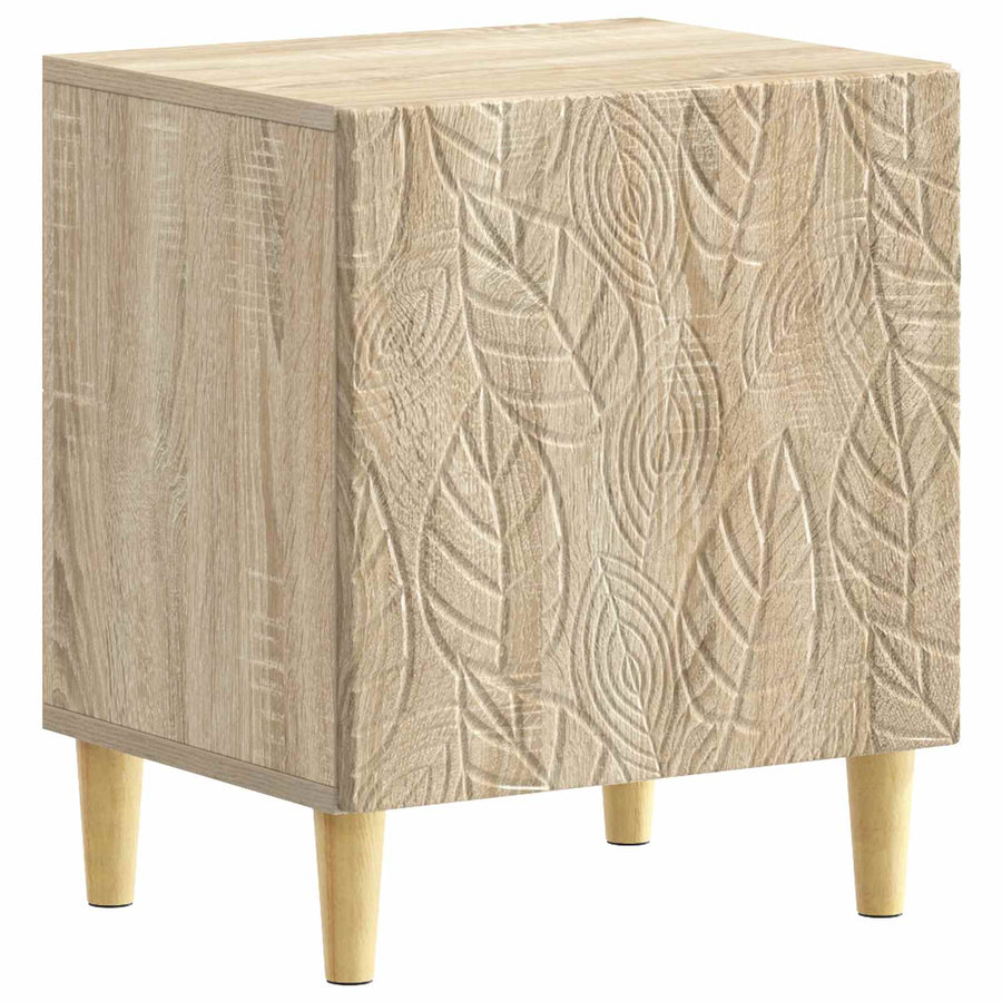 Nachtkastje 2 pcs Sonoma Eiken 43 x 34,5 x 50 cm Bewerkt hout