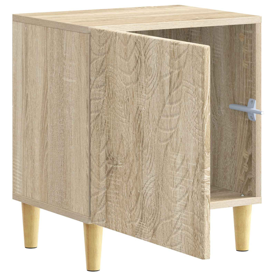 Nachtkastje 2 pcs Sonoma Eiken 43 x 34,5 x 50 cm Bewerkt hout