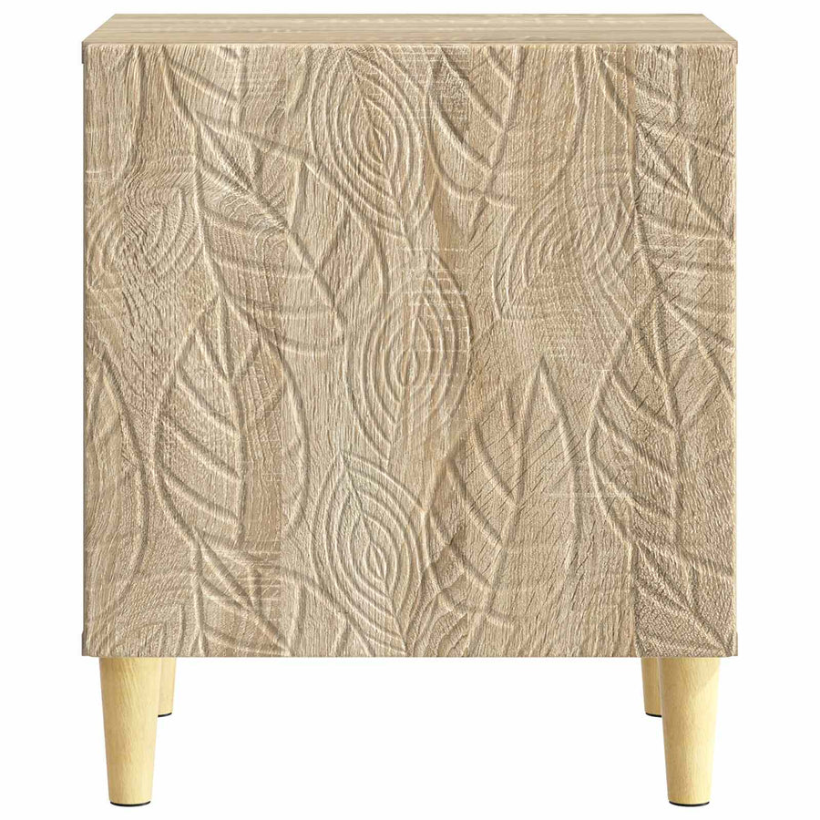 Nachtkastje 2 pcs Sonoma Eiken 43 x 34,5 x 50 cm Bewerkt hout