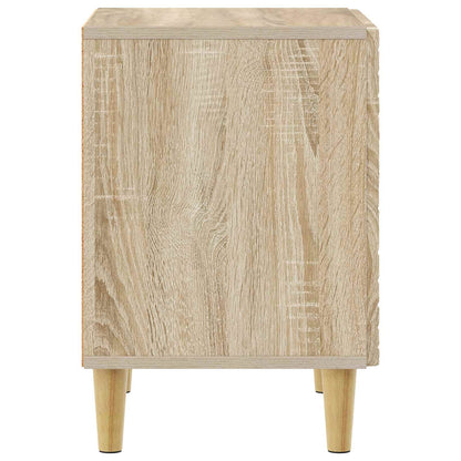 Nachtkastje 2 pcs Sonoma Eiken 43 x 34,5 x 50 cm Bewerkt hout