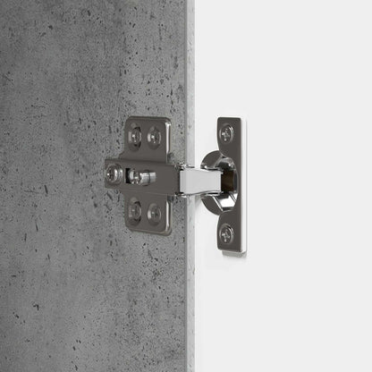 Nachtkastje 2 pcs Betongrijs 43 x 34,5 x 50 cm Bewerkt hout
