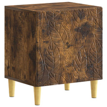 Nachtkastje Gerookt eiken 43 x 34,5 x 50 cm Bewerkt hout