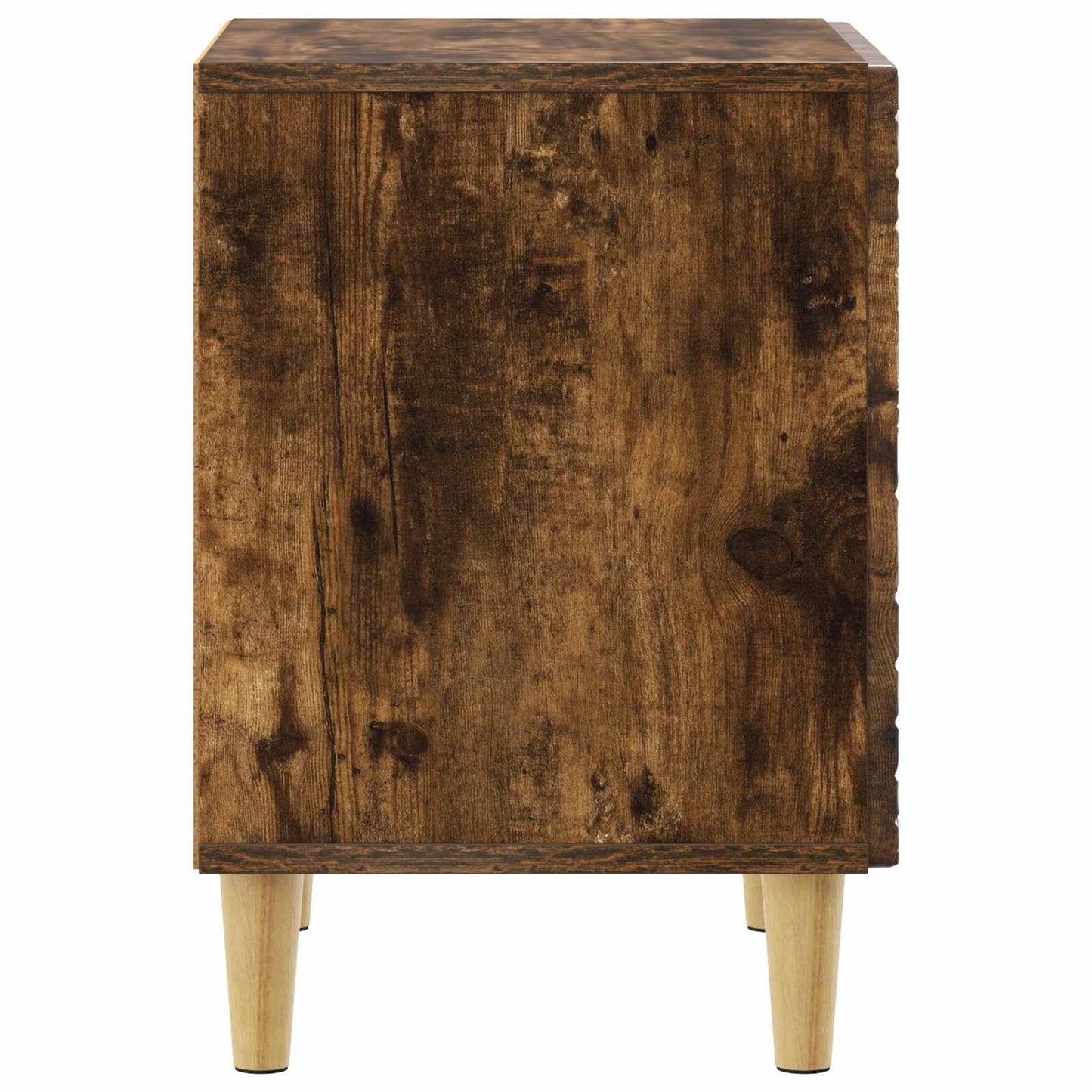 Nachtkastje Gerookt eiken 43 x 34,5 x 50 cm Bewerkt hout