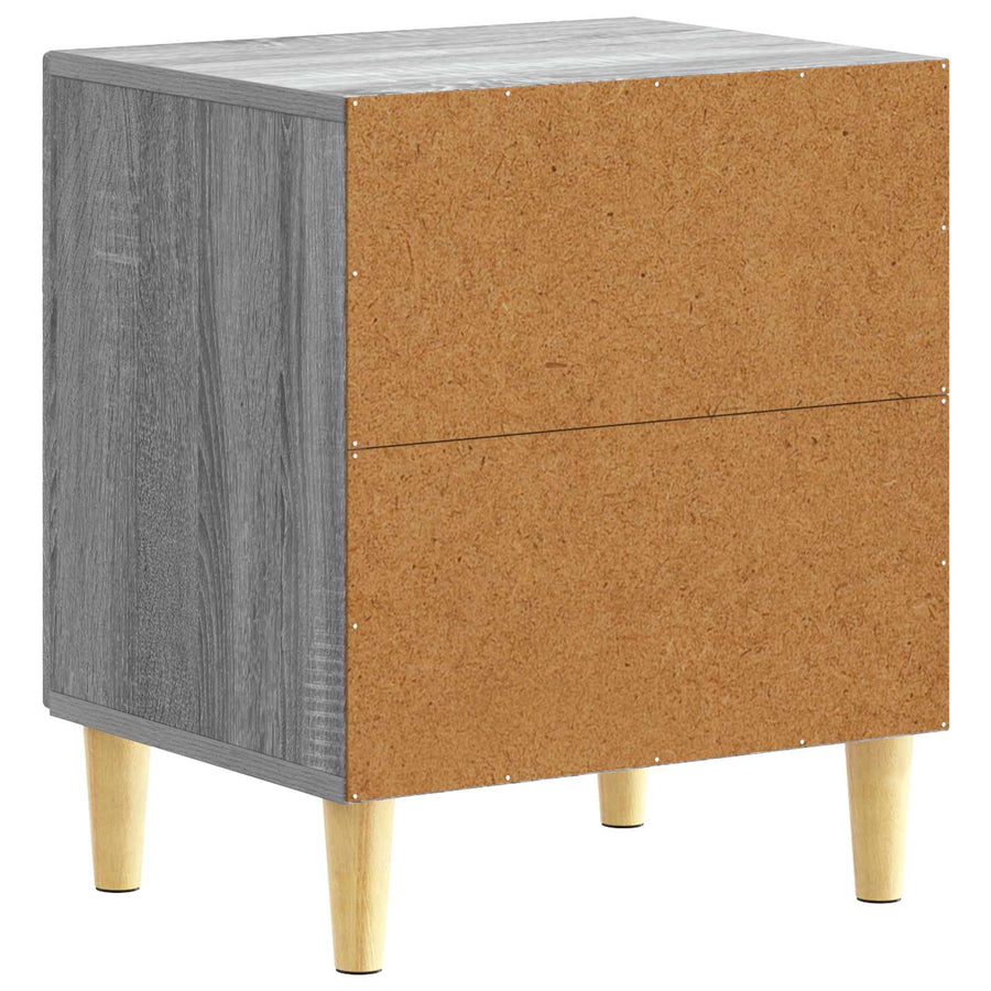 Nachtkastje Grijs Sonoma 43 x 34,5 x 50 cm Bewerkt hout