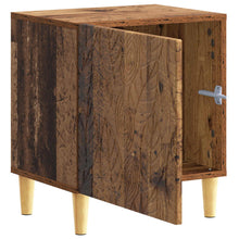 Nachtkastje Oud hout 43 x 34,5 x 50 cm Bewerkt hout