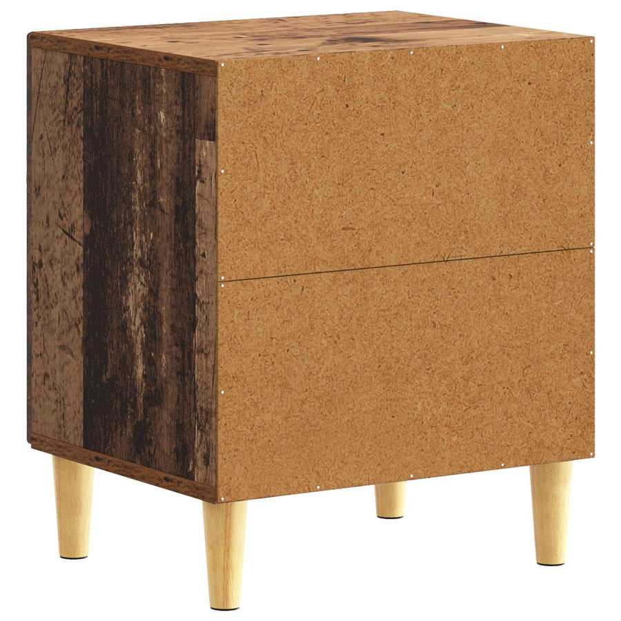 Nachtkastje Oud hout 43 x 34,5 x 50 cm Bewerkt hout