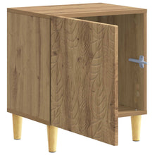 Nachtkastje Artisanaal eiken 43 x 34,5 x 50 cm Bewerkt hout