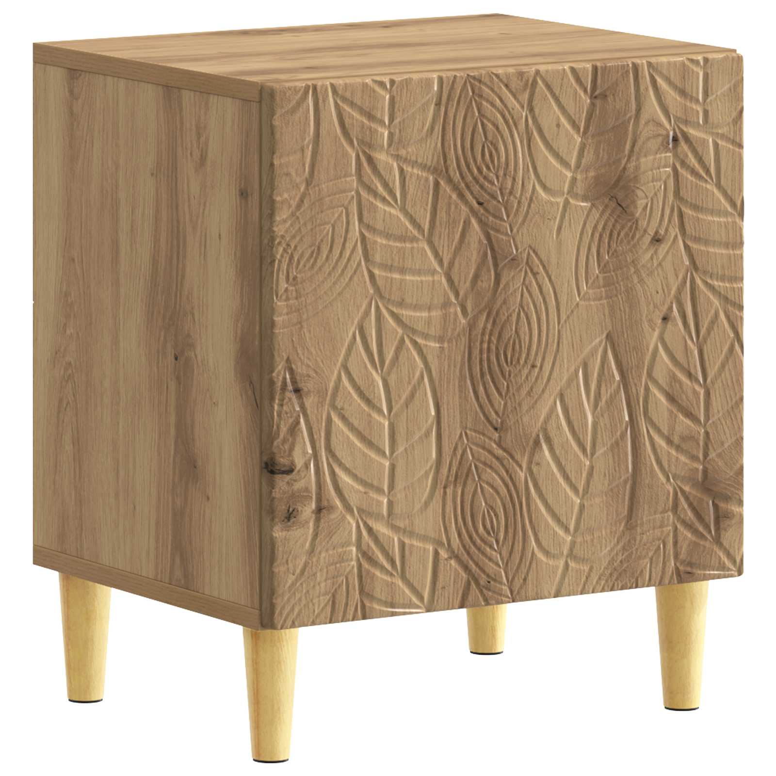 Nachtkastje 2 pcs Artisanaal eiken 43 x 34,5 x 50 cm