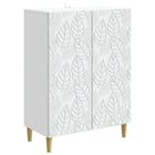 Dressoir 66x34,5x90 cm wit bewerkt hout
