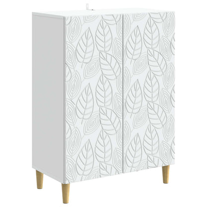 Dressoir Wit 66 x 34,5 x 90 cm Bewerkt hout