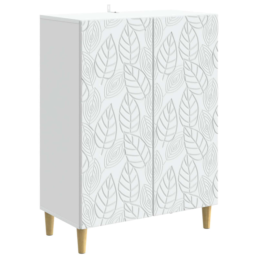 Dressoir Wit 66 x 34,5 x 90 cm Bewerkt hout