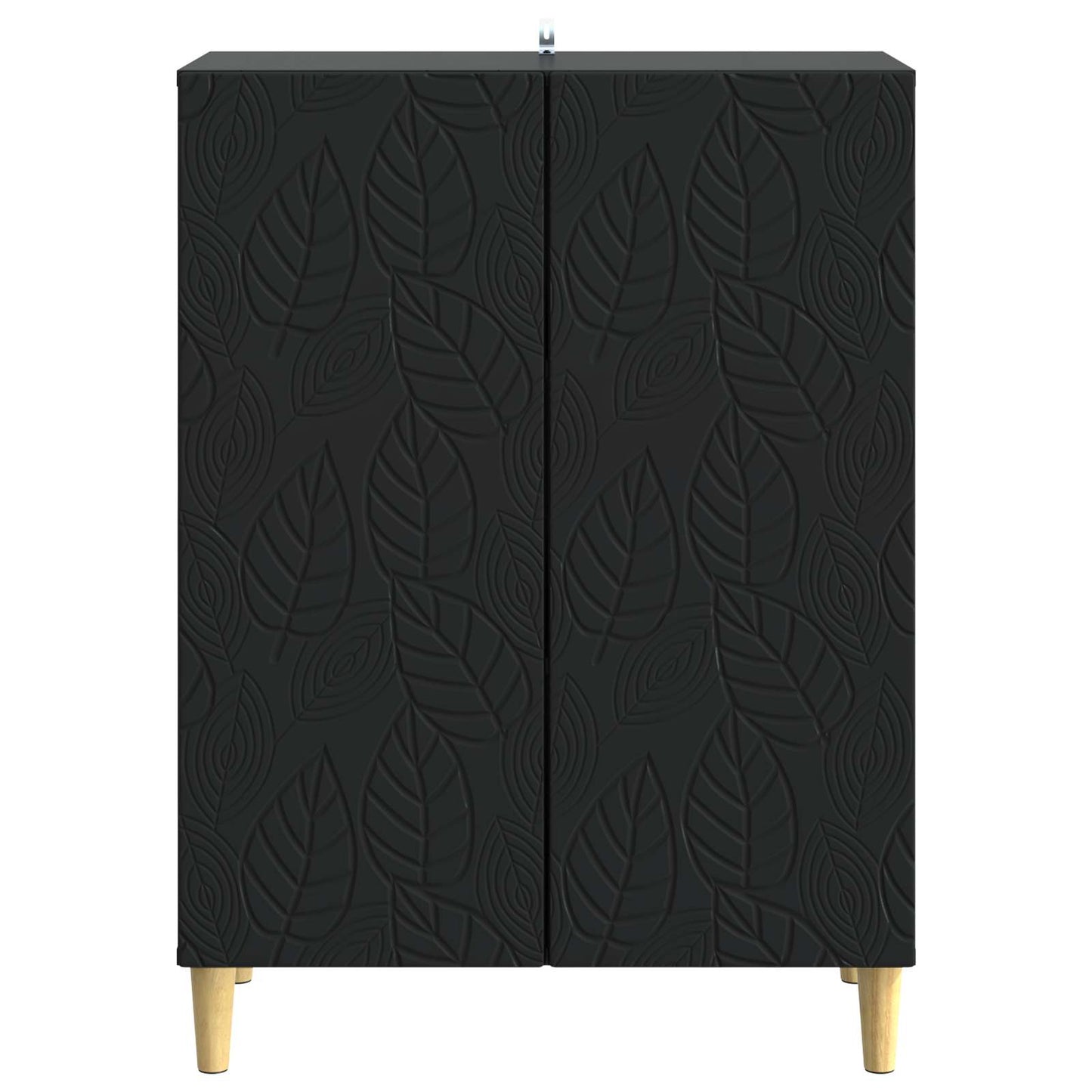 Dressoir Zwart 66 x 34,5 x 90 cm Bewerkt hout