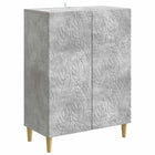 Dressoir 66x34.5x90 cm bewerkt hout betongrijs