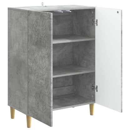 Dressoir Betongrijs 66 x 34,5 x 90 cm Bewerkt hout