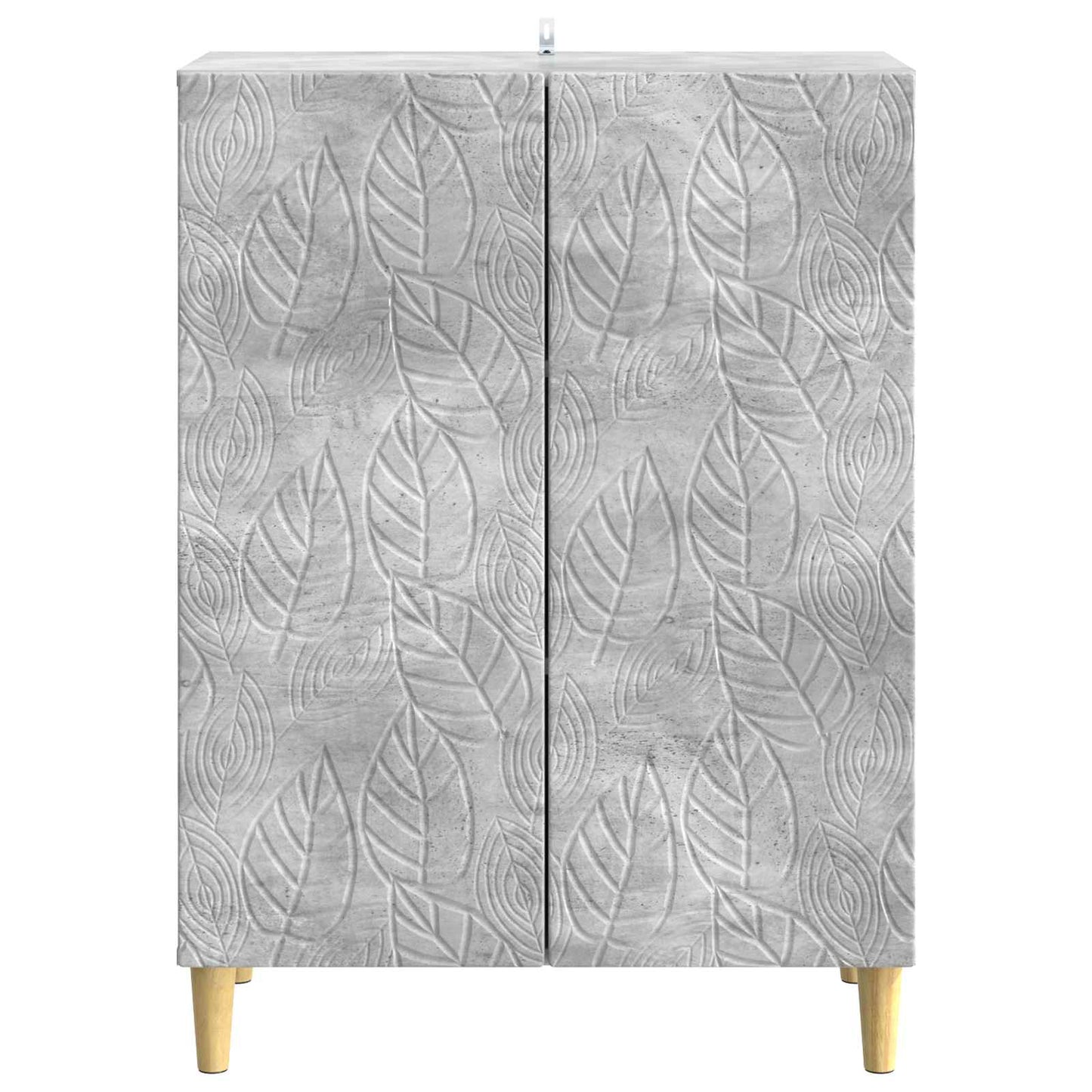 Dressoir Betongrijs 66 x 34,5 x 90 cm Bewerkt hout