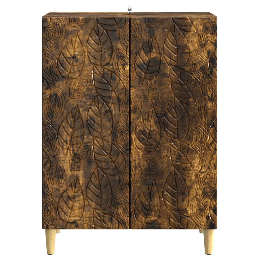 Dressoir Gerookt eiken 66 x 34,5 x 90 cm Bewerkt hout