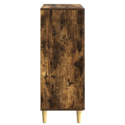 Dressoir Gerookt eiken 66 x 34,5 x 90 cm Bewerkt hout
