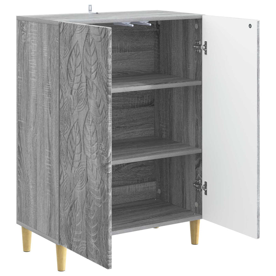 Dressoir Grijs Sonoma 66 x 34,5 x 90 cm Bewerkt hout