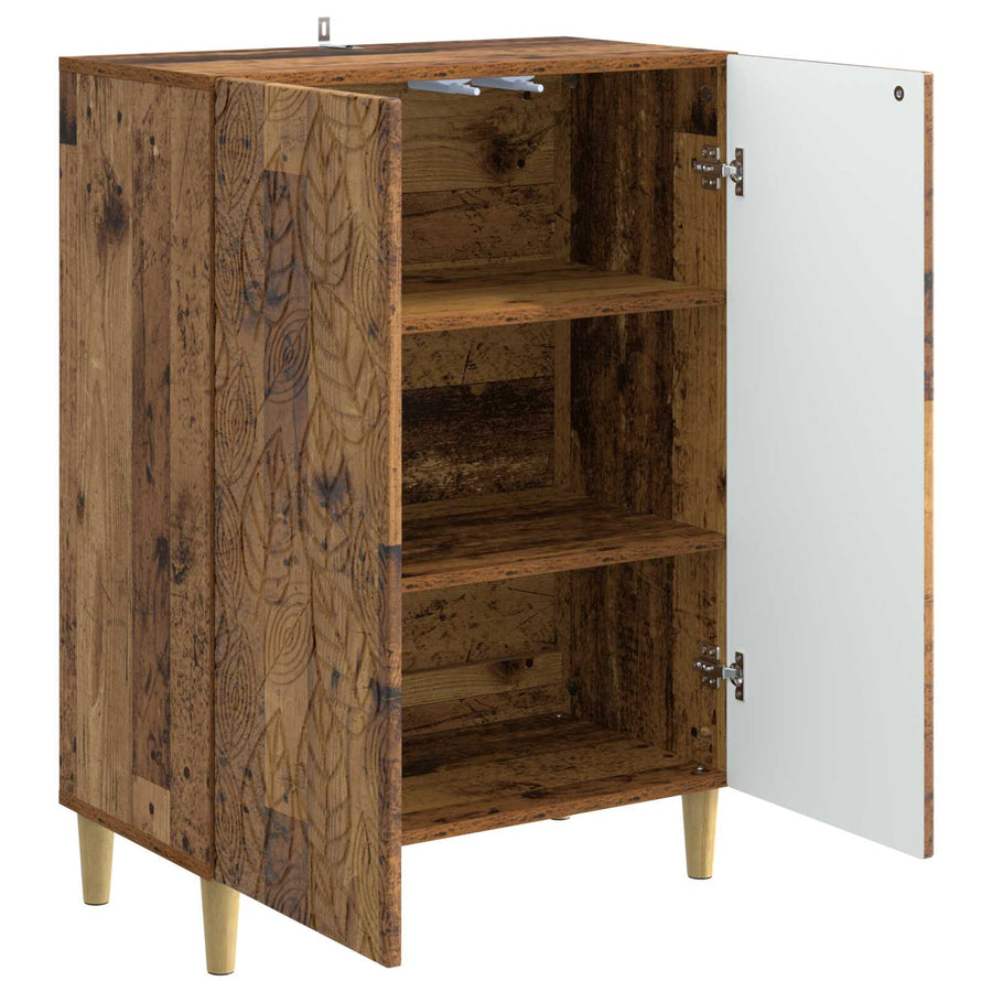 Dressoir Oud hout 66 x 34,5 x 90 cm Bewerkt hout