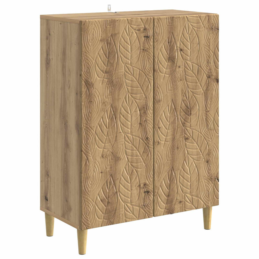 Dressoir Artisanaal eiken 66 x 34,5 x 90 cm Bewerkt hout