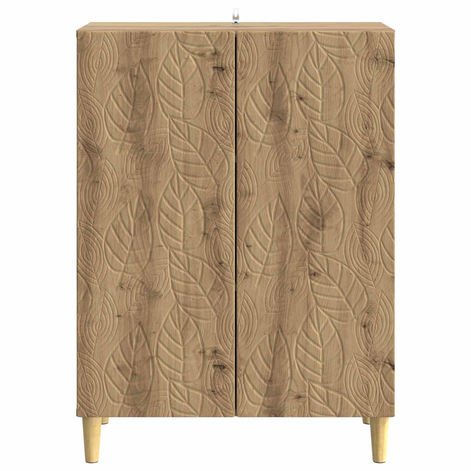 Dressoir Artisanaal eiken 66 x 34,5 x 90 cm Bewerkt hout