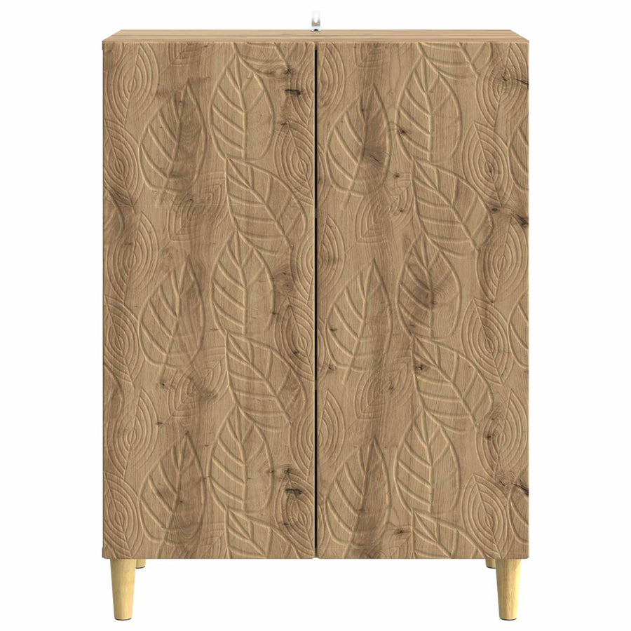 Dressoir Artisanaal eiken 66 x 34,5 x 90 cm Bewerkt hout
