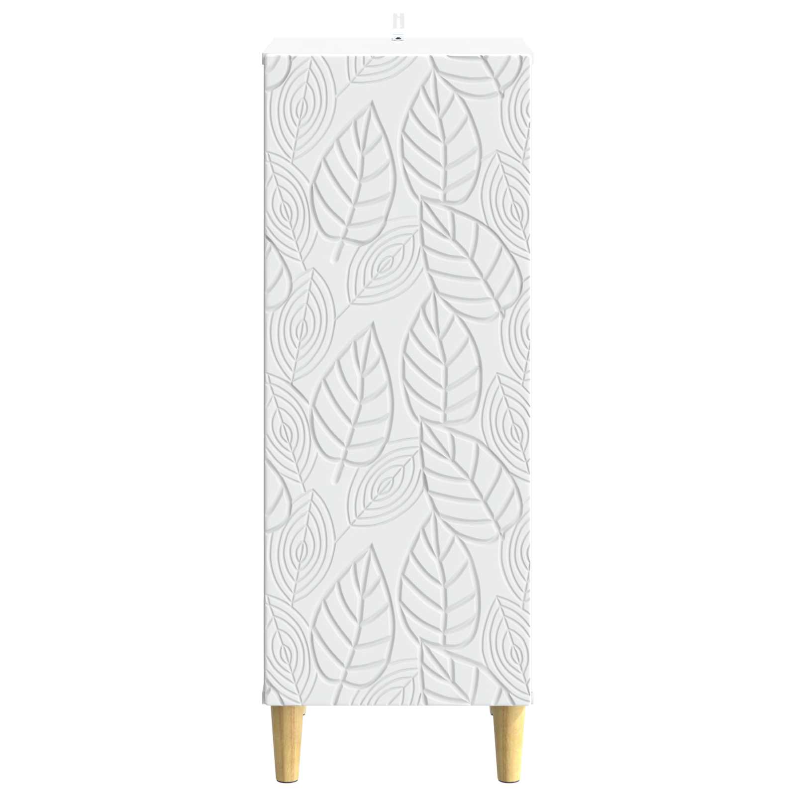 Dressoir Wit 33 x 34,5 x 90 cm Bewerkt hout