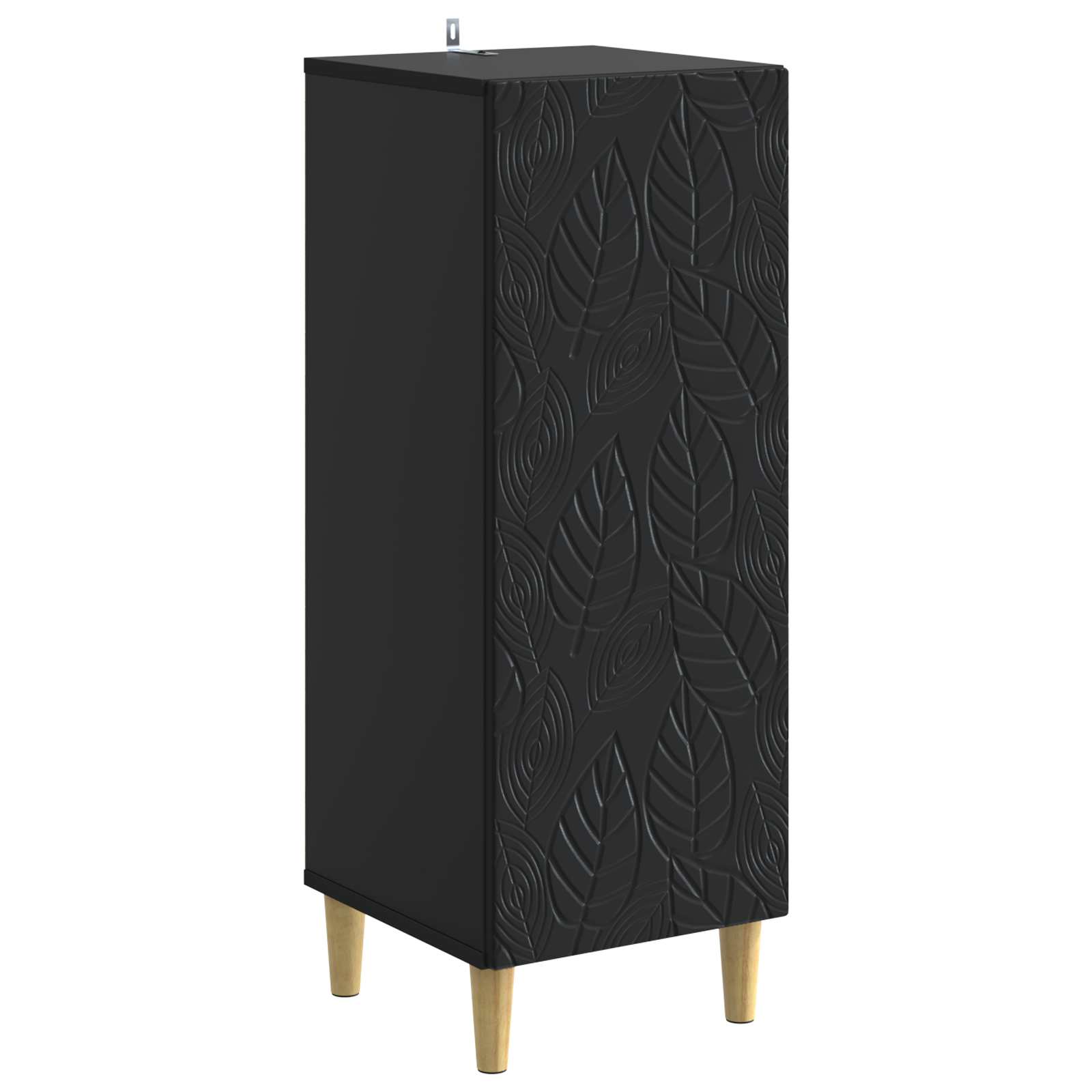 Dressoir Zwart 33 x 34,5 x 90 cm Bewerkt hout
