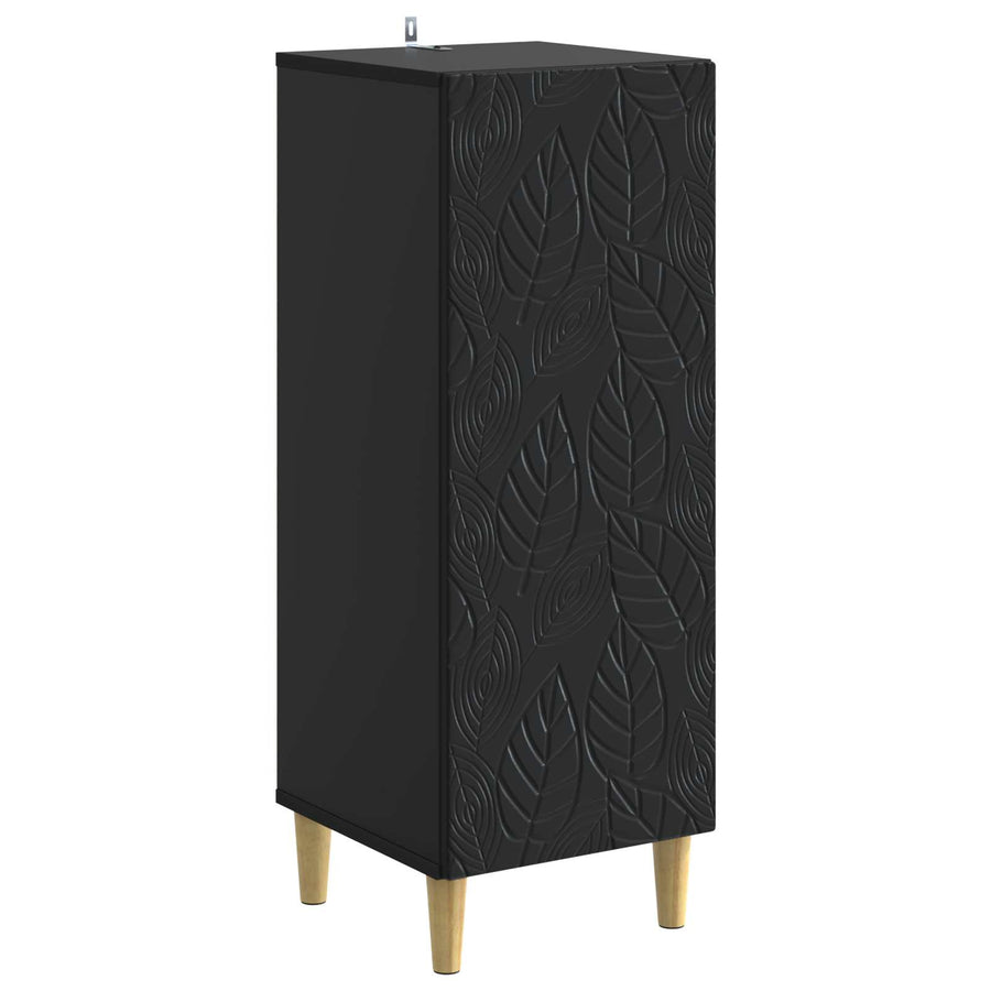 Dressoir Zwart 33 x 34,5 x 90 cm Bewerkt hout