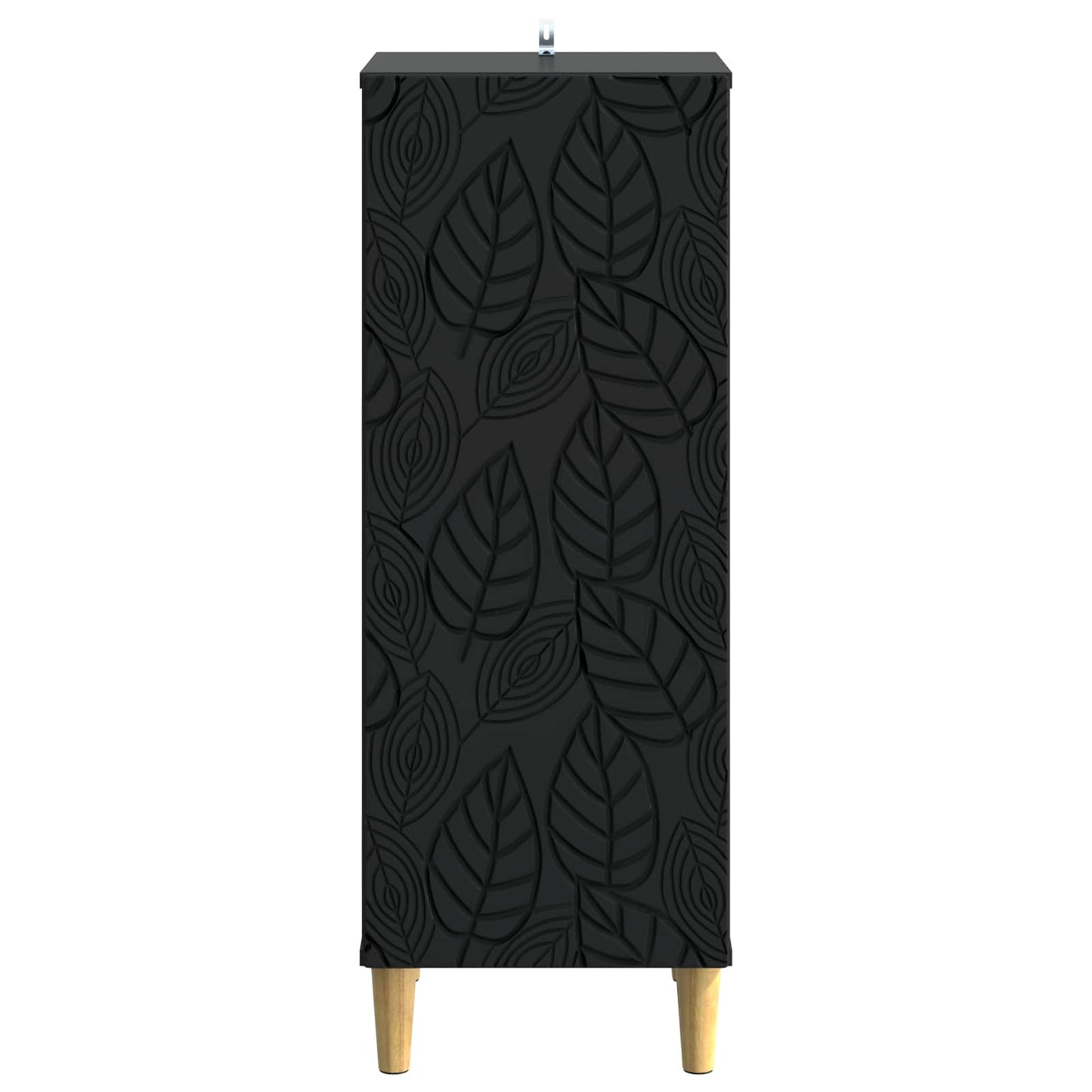 Dressoir Zwart 33 x 34,5 x 90 cm Bewerkt hout