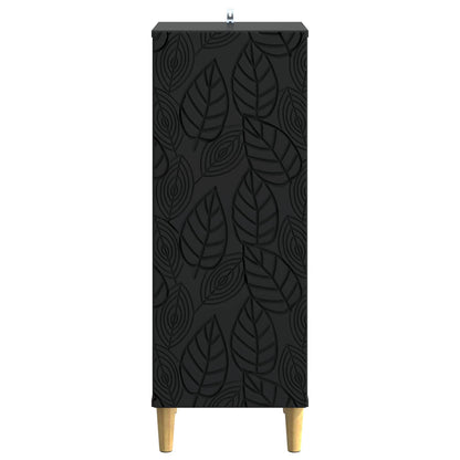 Dressoir Zwart 33 x 34,5 x 90 cm Bewerkt hout