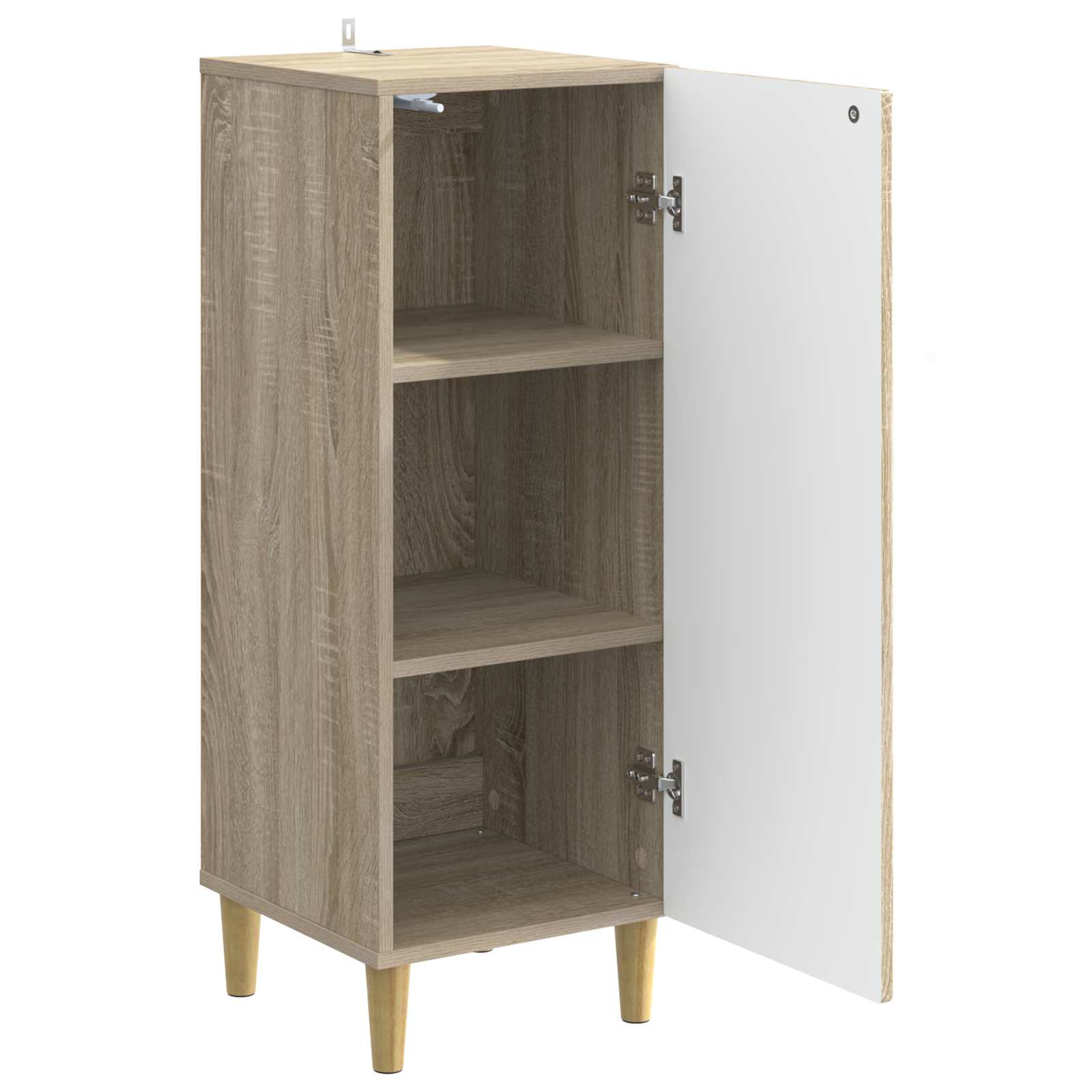 Dressoir Sonoma Eiken 33 x 34,5 x 90 cm Bewerkt hout