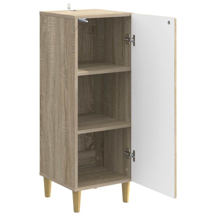 Dressoir Sonoma Eiken 33 x 34,5 x 90 cm Bewerkt hout