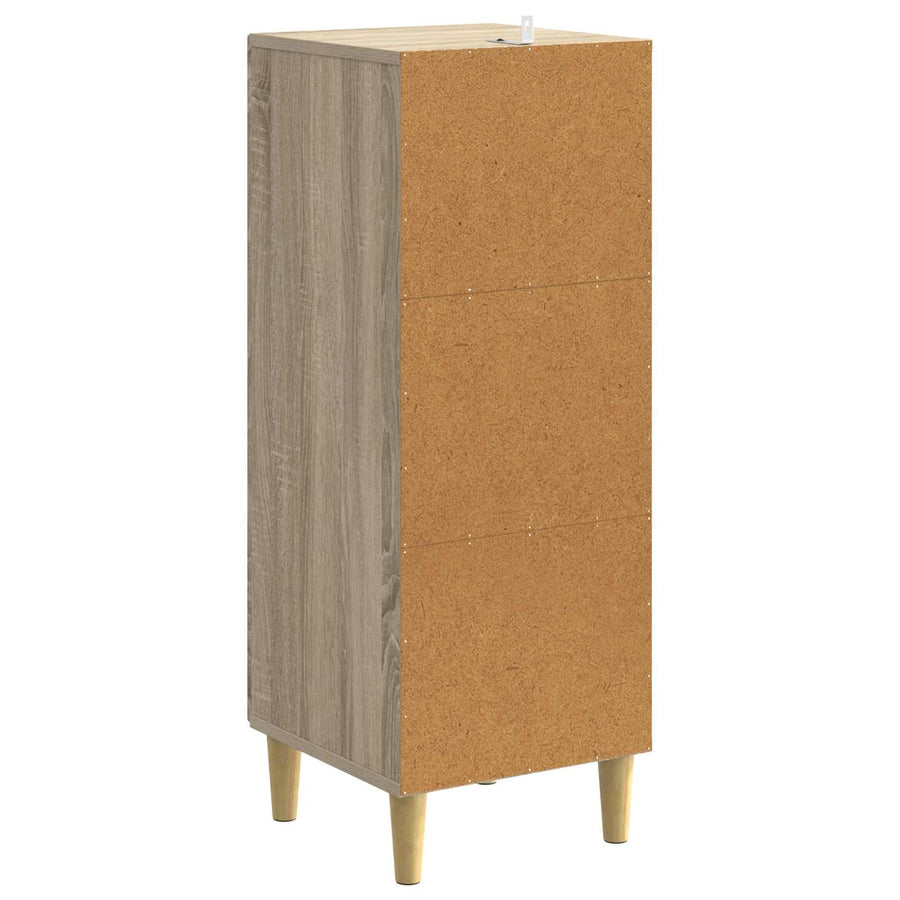 Dressoir Sonoma Eiken 33 x 34,5 x 90 cm Bewerkt hout