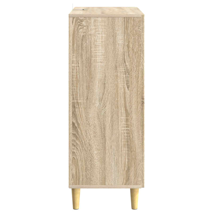 Dressoir Sonoma Eiken 33 x 34,5 x 90 cm Bewerkt hout