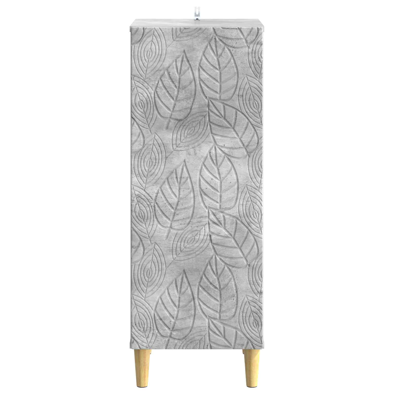 Dressoir Betongrijs 33 x 34,5 x 90 cm Bewerkt hout