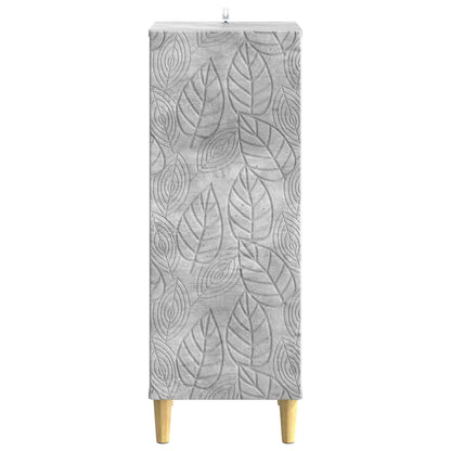 Dressoir Betongrijs 33 x 34,5 x 90 cm Bewerkt hout