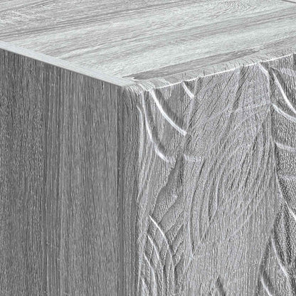 Dressoir Grijs Sonoma 33 x 34,5 x 90 cm Bewerkt hout