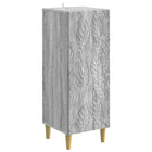 Dressoir grijs 33x34,5x90 cm bewerkt hout