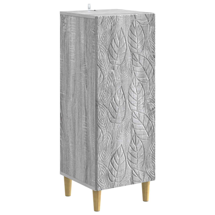 Dressoir Grijs Sonoma 33 x 34,5 x 90 cm Bewerkt hout