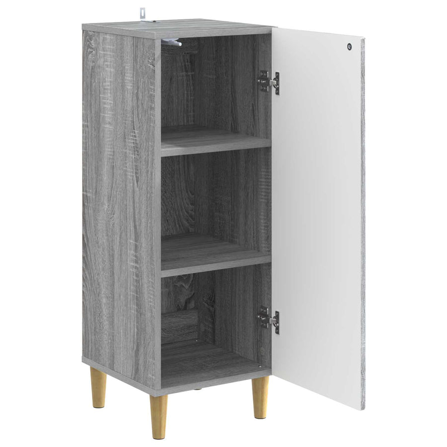 Dressoir Grijs Sonoma 33 x 34,5 x 90 cm Bewerkt hout